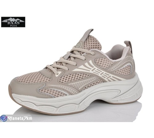 Кросівки жіночі на весну/осінь (8 пар р.36-41) коричневий  "Baas"