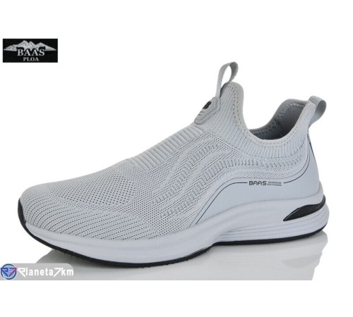 Кросівки чоловічі на літо (8 пар р.41-46) сірий  "Baas"