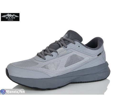 Кросівки чоловічі на літо (8 пар р.41-46) сірий  "Baas"