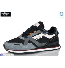 Кросівки чоловічі на весну/осінь (8 пар р.41-46) чорний  "Baas"