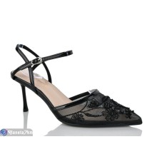 Туфлі жіночі на літо (6 пар р.36-40) чорний  "MARADONA"