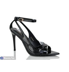 Босоніжки жіночі на літо (6 пар р.36-40) чорний  "MARADONA"