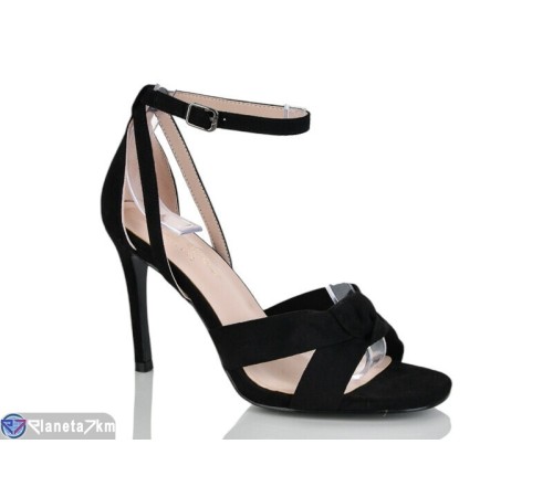 Босоніжки жіночі на літо (6 пар р.36-40) чорний  "MARADONA"