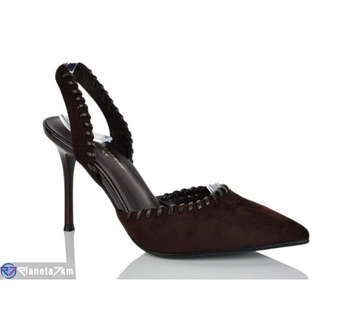 Босоніжки жіночі на літо (6 пар р.35-40) коричневий  "MARADONA"