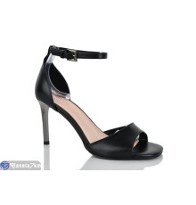 Босоніжки жіночі на літо (6 пар р.36-40) чорний  "MARADONA"