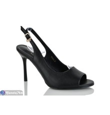 Босоніжки жіночі на літо (6 пар р.35-40) чорний  "MARADONA"