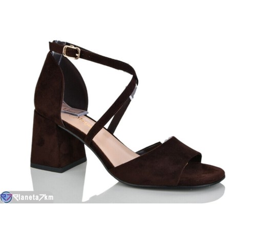 Босоніжки жіночі на літо (6 пар р.36-41) коричневий  "MARADONA"