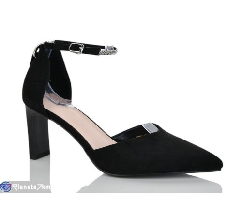 Туфлі жіночі на літо (6 пар р.36-40) чорний  "MARADONA"