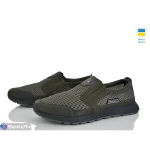 Кросівки чоловічі на літо (8 пар р.40-45) зелений  "OLLA"