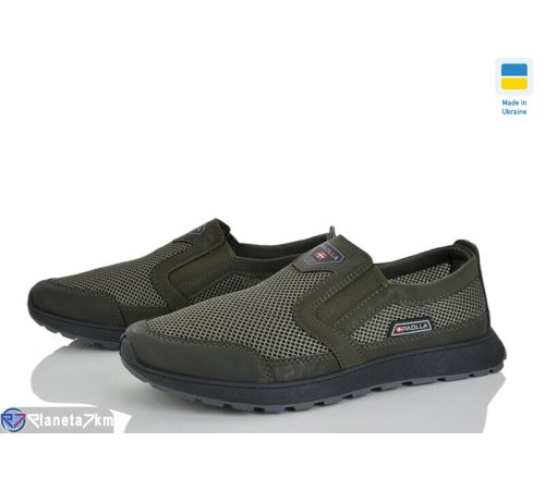 Кросівки чоловічі на літо (8 пар р.40-45) зелений  "OLLA"