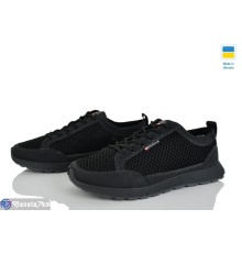 Кросівки чоловічі на літо (8 пар р.40-45) чорний  "OLLA"