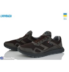 Кросівки чоловічі на весну/осінь (8 пар р.40-45) коричневий  "LEOBAZA"