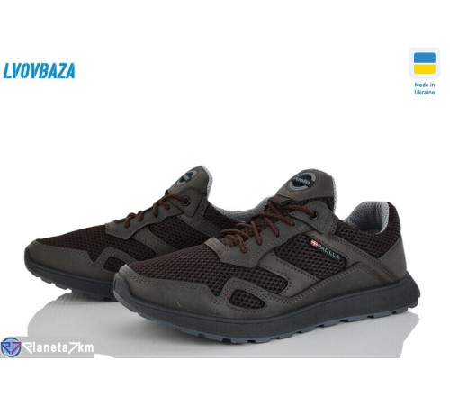 Кросівки чоловічі на весну/осінь (8 пар р.40-45) коричневий  "LEOBAZA"