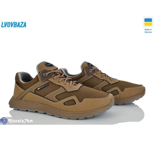 Кросівки чоловічі на весну/осінь (8 пар р.40-45) коричневий  "LEOBAZA"