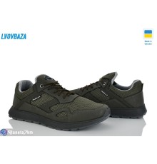 Кросівки чоловічі на весну/осінь (8 пар р.40-45) хакі  "LEOBAZA"