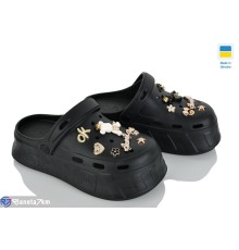 Кроки жіночі на літо (6 пар р.36-40) чорний  "LEO"