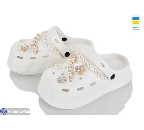 Кроки жіночі на літо (6 пар р.36-40) білий  "LEO"