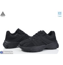 Кросівки жіночі на весну/осінь (8 пар р.36-40) чорний  "STILLI Group"