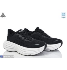 Кросівки жіночі на весну/осінь (8 пар р.36-40) чорний  "STILLI Group"