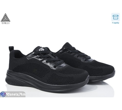 Кросівки жіночі на весну/осінь (8 пар р.36-40) чорний  "STILLI Group"