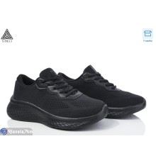 Кросівки жіночі на весну/осінь (8 пар р.36-40) чорний  "STILLI Group"