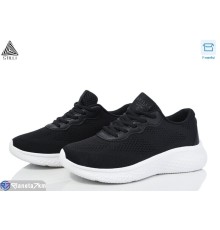 Кросівки жіночі на весну/осінь (8 пар р.36-40) чорний  "STILLI Group"