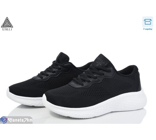 Кросівки жіночі на весну/осінь (8 пар р.36-40) чорний  "STILLI Group"