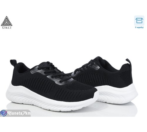 Кросівки жіночі на весну/осінь (8 пар р.36-40) чорний  "STILLI Group"