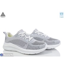 Кросівки жіночі на весну/осінь (8 пар р.36-40) сірий  "STILLI Group"