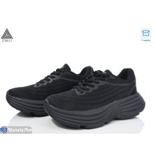 Кросівки жіночі на весну/осінь (8 пар р.36-40) чорний  "STILLI Group"