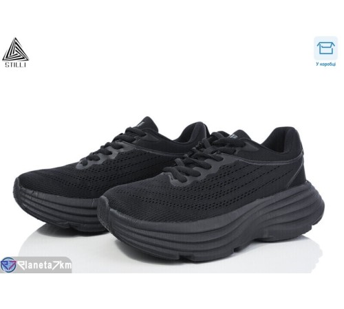 Кросівки жіночі на весну/осінь (8 пар р.36-40) чорний  "STILLI Group"