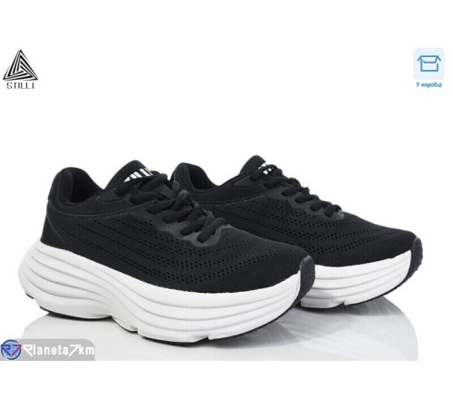 Кросівки жіночі на весну/осінь (8 пар р.36-40) чорний  "STILLI Group"