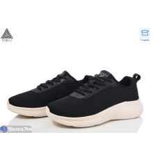 Кросівки жіночі на весну/осінь (8 пар р.36-40) чорний  "STILLI Group"