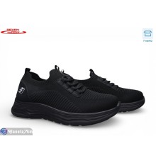 Кросівки чоловічі на літо (8 пар р.41-45) чорний  "Seven"