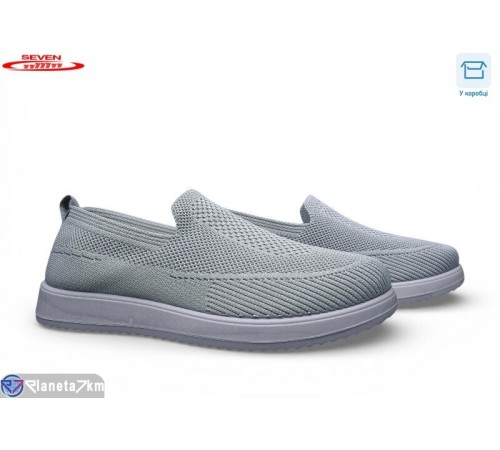 Сліпони чоловічі на літо (8 пар р.41-45) сірий  "Seven"