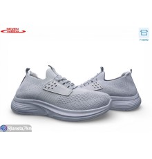 Кросівки чоловічі на літо (8 пар р.41-45) сірий  "Seven"