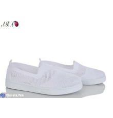 Сліпони жіночі на літо (8 пар р.36-41) білий  "Aba"