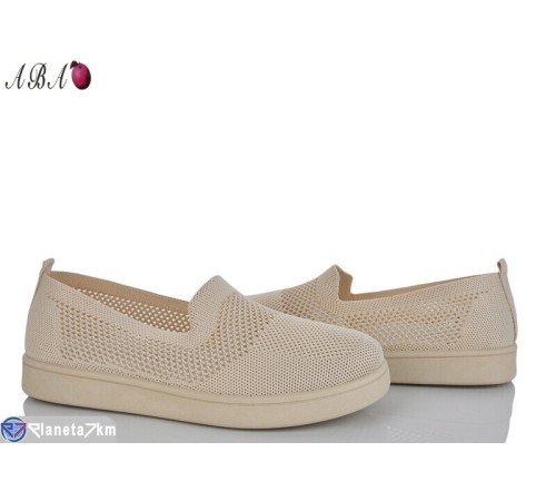 Сліпони жіночі на літо (8 пар р.36-41) бежевий  "Aba"