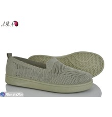 Сліпони жіночі на літо (8 пар р.36-41) зелений  "Aba"