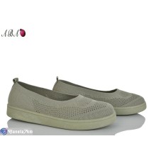 Балетки жіночі на літо (8 пар р.40-43) зелений  "Aba"