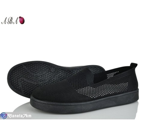 Сліпони жіночі на літо (8 пар р.40-43) чорний  "Aba"