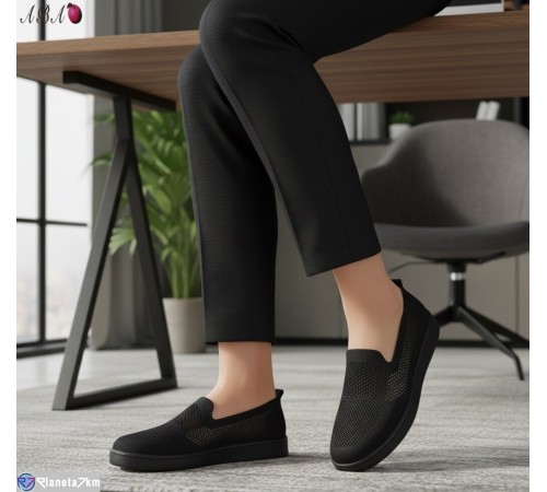 Сліпони жіночі на літо (8 пар р.40-43) чорний  "Aba"