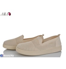 Сліпони жіночі на літо (8 пар р.40-43) бежевий  "Aba"