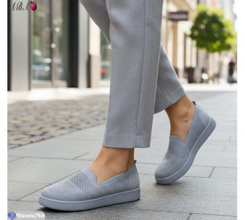 Сліпони жіночі на літо (8 пар р.40-43) сірий  "Aba"