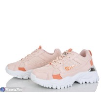 Кросівки жіночі на весну/осінь (8 пар р.36-41) рожевий  "LAIFA"