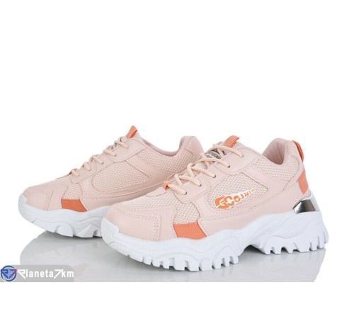 Кросівки жіночі на весну/осінь (8 пар р.36-41) рожевий  "LAIFA"