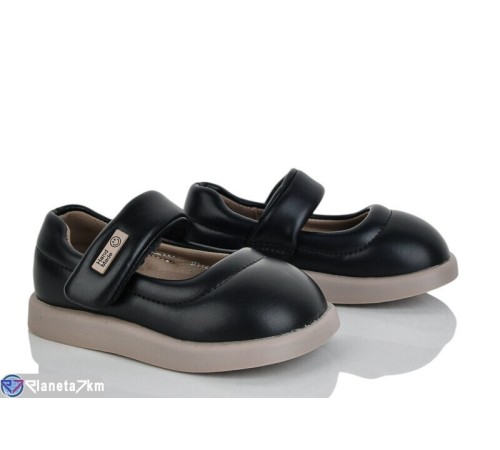 Дитячі туфлі на весну/осінь (8 пар р.22-29) чорний  "Laifakids"
