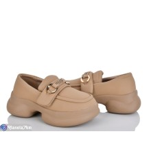 Дитячі туфлі на весну/осінь (8 пар р.31-38) коричневий  "Laifakids"