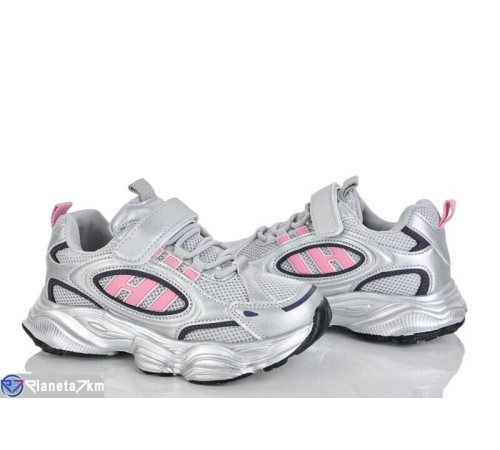 Дитячі кросівки на весну/осінь (8 пар р.32-37) срібний  "Laifakids"