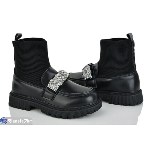 Черевики дитячі на весну/осінь (12 пар р.32-37) чорний  "Laifakids"